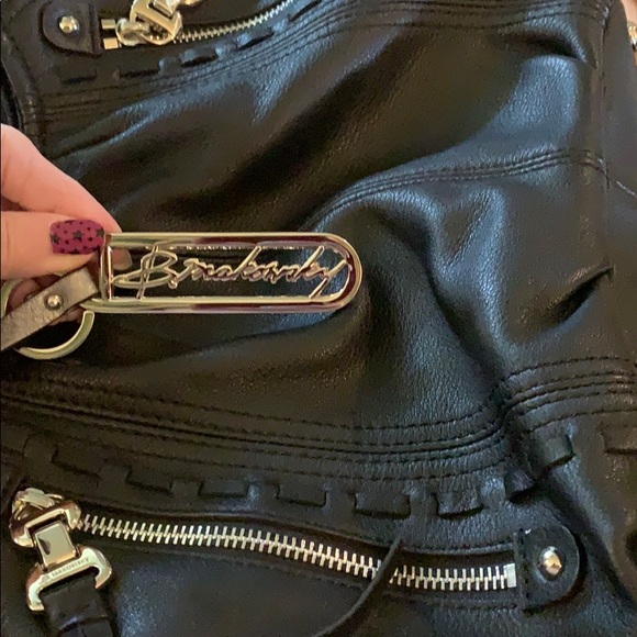 Black leather B. Makowsky bag. SOLD - Picture 7 of 7